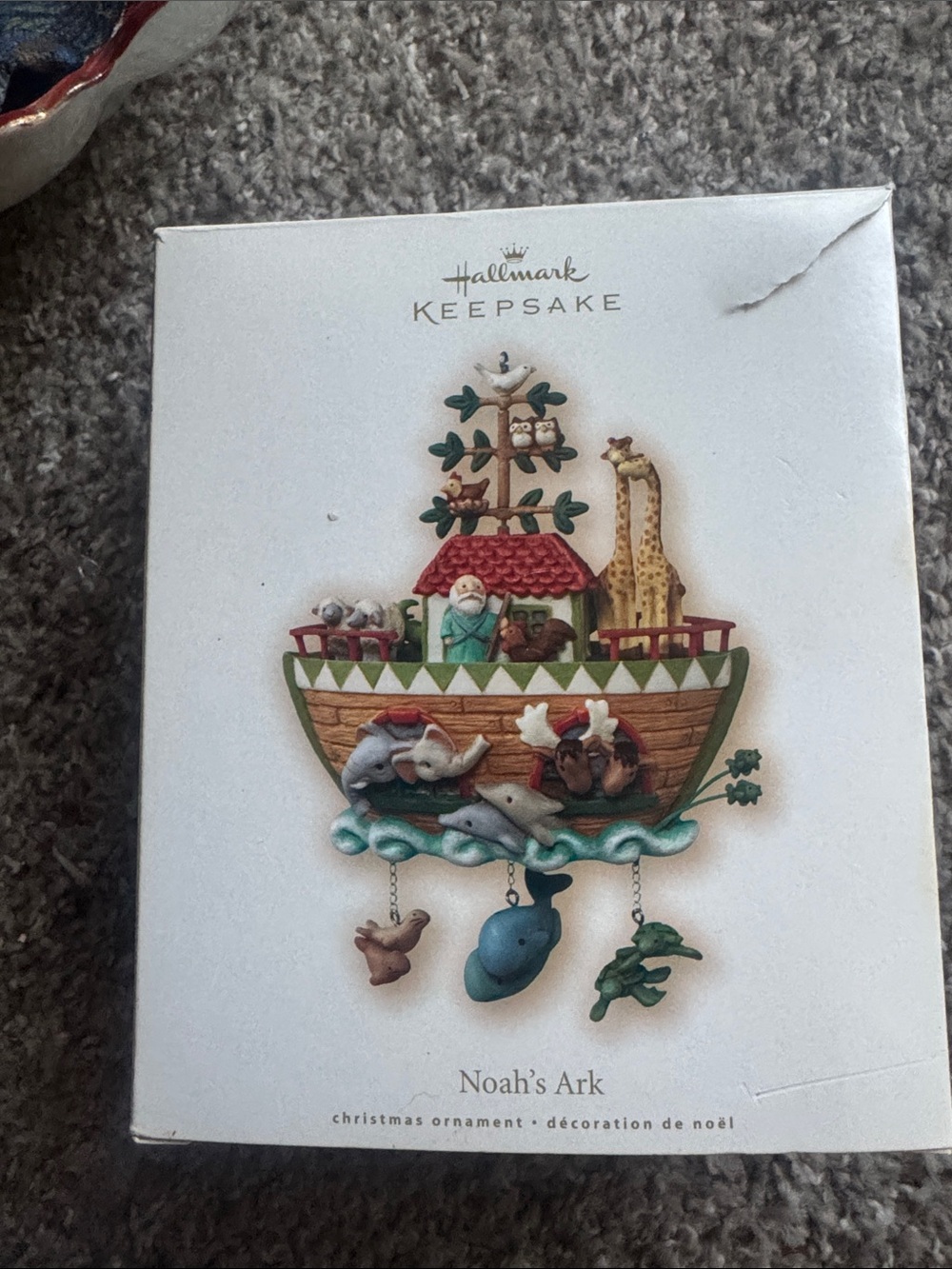 Hallmark Keepsake Noah's Ark Ornament - Red, Green, Blue